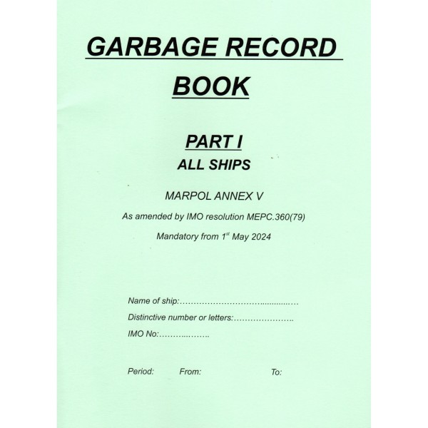 GARBAGE RECORD BOOK