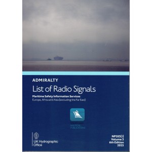 NP283(1) Admiralty List of Radio Signals: Maritime Safety Info. Services. Europe, Africa and Asia (excl. Far East) (6th, 2025)