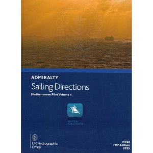 Admiralty Sailing Directions NP48 Mediterranean Pilot, Vol. 4 19th 2025
