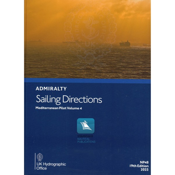 Admiralty Sailing Directions NP48 Mediterranean Pilot, Vol. 4 19th 2025