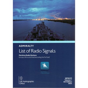 NP281(1) Admiralty List of Radio Signals: Maritime Safety Info. Services. Europe, Africa and Asia (excluding Far East) 2025