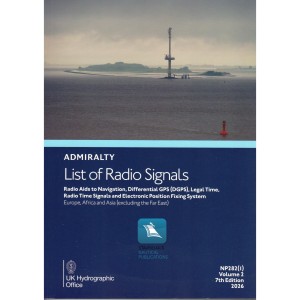 NP282(1): Admiralty List of Radio Signals: Europe, Africa and Asia (excluding the Far East), Volume 2 Part 1 ,7TH 2026