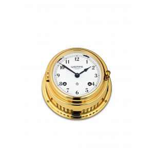 Striking ship's clock BREMEN II brass