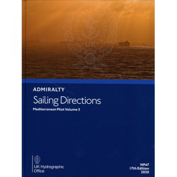 Admiralty Sailing Directions NP47 Mediterranean Pilot, Vol. 3, 17th Edition 2020 Άλλοι εκδότες