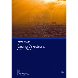 Admiralty Sailing Directions NP49 Mediterranean Pilot, Vol. V, 15η Έκδοση 2021