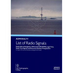 NP282(1): Admiralty List of Radio Signals: Europe, Africa and Asia (excluding the Far East), 2nd Edition 2023