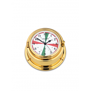 Radio room ship's clock BREMEN II brass
