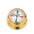 Radio room ship's clock BREMEN II brass
