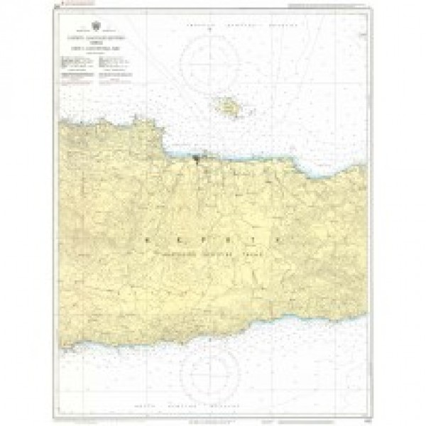 Ναυτικοί Χάρτες - Νήσος Κρήτη - Ανατολικό Κεντρικό Τμήμα ΚΡΗΤΗ