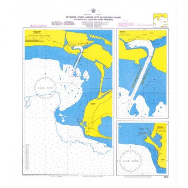 Ναυτικοί Χάρτες - Βιστονικός Όρμος και Λιμένας Λάγος. (Θρακικό Πέλαγος) ΒΟΡΕΙΟ ΑΙΓΑΙΟ ΠΕΛΑΓΟΣ
