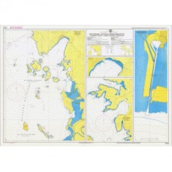 Ναυτικοί Χάρτες - Νήσοι Εχινάδες - Δίαυλος και Λιμένας Μεσολογγίου ΚΟΡΙΝΘΙΑΚΟΣ ΠΑΤΡΙΑΚΟΣ