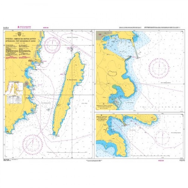 Ναυτικοί Χάρτες - Πρόσγεια - Λιμένας και Μαρίνα Λαυρίου ΣΑΡΩΝΙΚΟΣ ΜΥΡΤΩΟ ΠΕΛΑΓΟΣ
