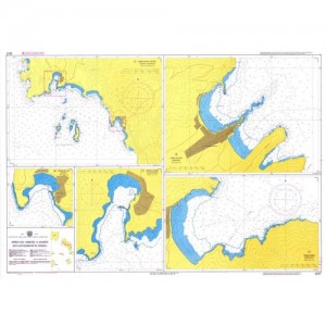 Ναυτικοί Χάρτες - Ναυτικοι χαρτες - Όρμοι και Λιμένες Ν. Άνδρου ΑΙΓΑΙΟ ΠΕΛΑΓΟΣ