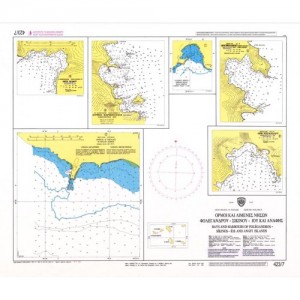 Ναυτικοί Χάρτες - Ναυτικοι χαρτες - Όρμοι και Λιμένες Νήσων Φολεγάνδρου - Σικίνου - Ίου και Ανάφης ΑΙΓΑΙΟ ΠΕΛΑΓΟΣ