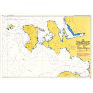 Ναυτικοί Χάρτες - Ναυτικοι χαρτες - Νήσοι Χίος-Ψαρά μέχρι Ν. Σάμο και έναντι ακτές Μ. Ασίας ΑΙΓΑΙΟ ΠΕΛΑΓΟΣ