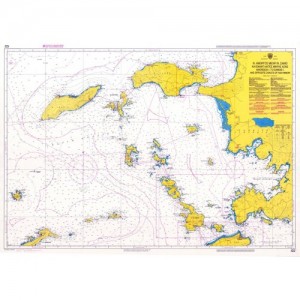 Ναυτικοί Χάρτες - Ναυτικοι χαρτες - Ν. Αμοργός μέχρι Ν. Σάμο και έναντι ακτές Μ. Ασίας ΑΙΓΑΙΟ ΠΕΛΑΓΟΣ