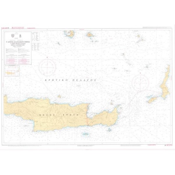 Ν. Κρήτη - Ανατολικό Τμήμα, Ν. Θήρα μέχρι Ν. Κάσος