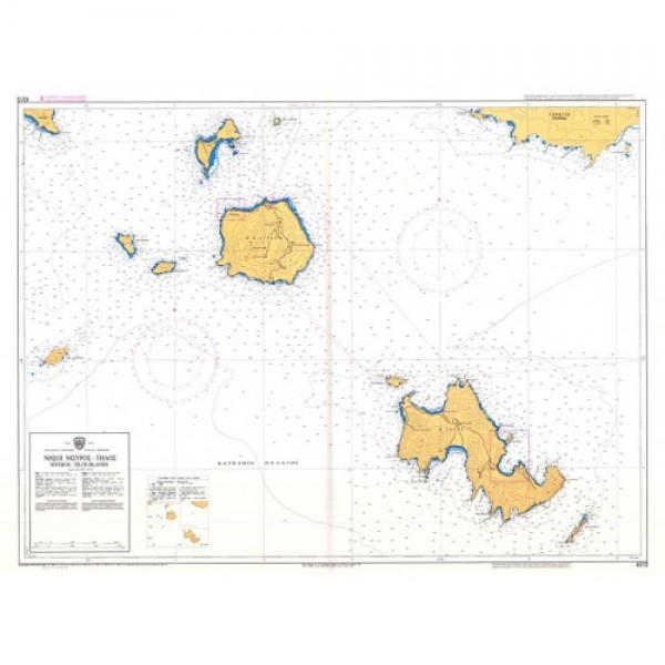 Ναυτικοί Χάρτες - Ναυτικοι χαρτες - Νήσοι Νίσυρος - Τήλος ΑΙΓΑΙΟ ΠΕΛΑΓΟΣ
